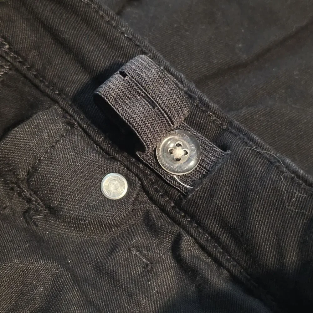 Old Navy 360 Stretch Kids Size 12 Slim Black Jeans Elastic Waist